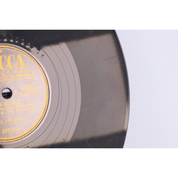 Al Jolson – Avalon / Anniversary Song - 1946 10" 78 rpm Shellac Record 23714 - Picture 9 of 16